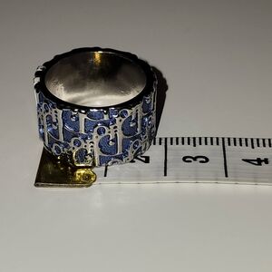Dior Blue and Silver Ring
